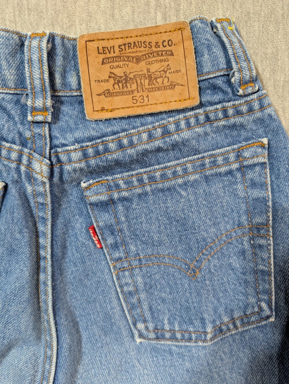 Vintage Levi's 531 Jeans Women's 26 Blue High Waist 90's - Picture 11 of 11